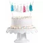 Sellő Colorful torta dekoráció 15 cm