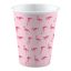 Flamingó Pink papír pohár 8 db-os 250 ml