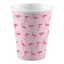 Flamingó Pink papír pohár 8 db-os 250 ml