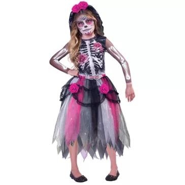 Halloween Day of the Dead jelmez 6-8 év