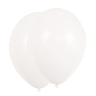   Fehér Crystal Clear léggömb, lufi 10 db-os 11 inch (27,5 cm)