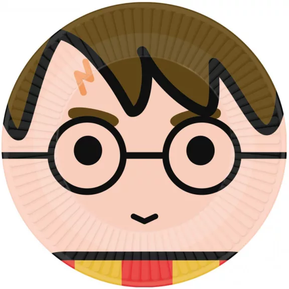 Harry Potter Graphic papírtányér 8 db-os 23 cm Harry Potter Graphic papírtányér 8 db-os 23 cm