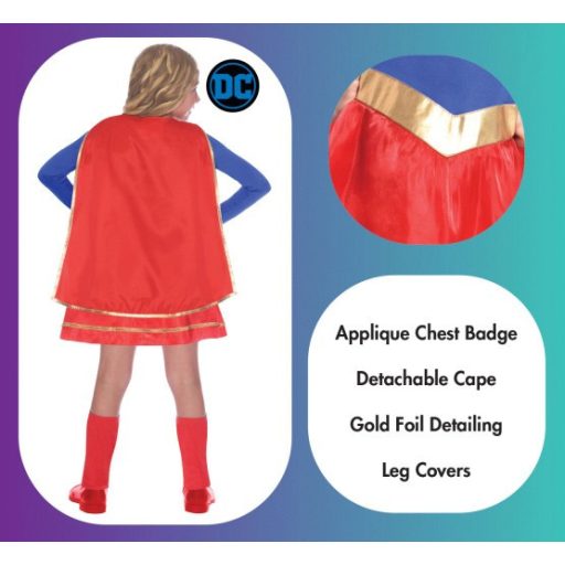 Supergirl Girl of Steel jelmez 6-8 év