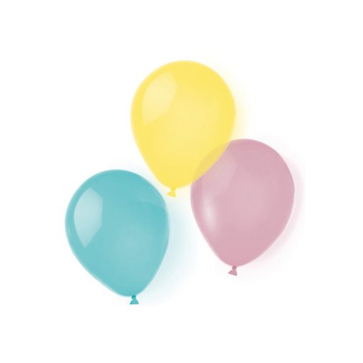 Színes Pastel léggömb, lufi 8 db-os 10 inch (25,4cm)