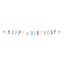 Konfettis Colorful Happy Birthday 21 felirat 180 cm