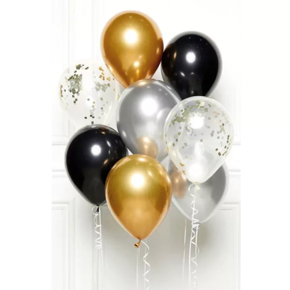 Happy Birthday Fashion léggömb, lufi 8 db-os szett 11 inch (27,5cm) Happy Birthday Fashion léggömb, lufi 8 db-os szett 11 inch (27,5cm)