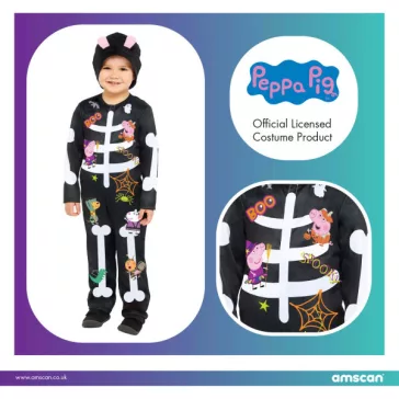 Peppa malac Skeleton jelmez 3-4 év
