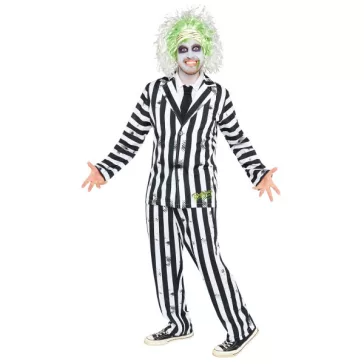 Beetlejuice Striped felnőtt jelmez L