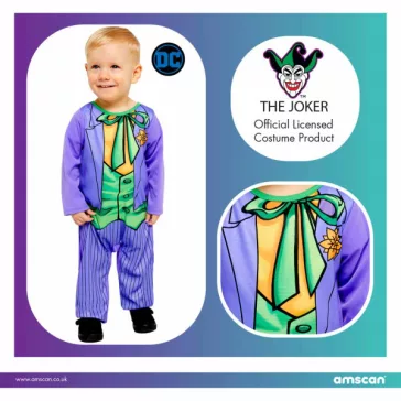 Batman Joker baba jelmez 12-18 hó