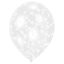 Esküvő Clear töltött léggömb, lufi 6 db-os 11 inch (27,5 cm)