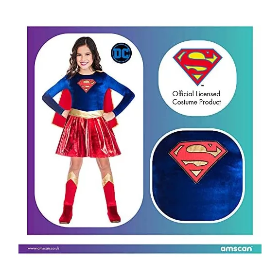 Supergirl Fancy jelmez 8-10 év
