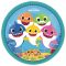 Baby Shark Music papírtányér 8 db-os 23 cm