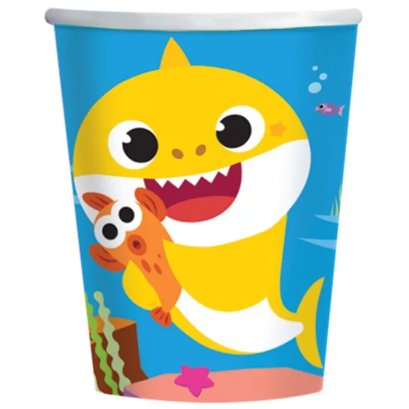Baby Shark Music papír pohár 8 db-os 250 ml Baby Shark Music papír pohár 8 db-os 250 ml