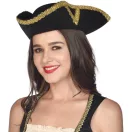 Kalóz Tricorn kalap, jelmez kiegészítő