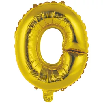 Arany Gold O betű fólia lufi 45 cm
