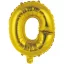 Arany Gold O betű fólia lufi 45 cm
