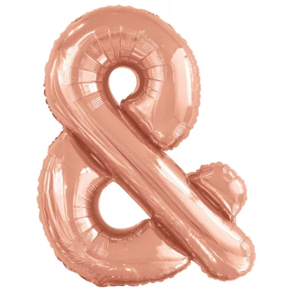 Színes Rose Gold & betű fólia lufi 108 cm Színes Rose Gold & betű fólia lufi 108 cm