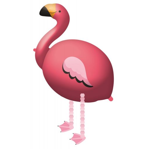 Flamingó Tropic sétáló fólia lufi 83 cm