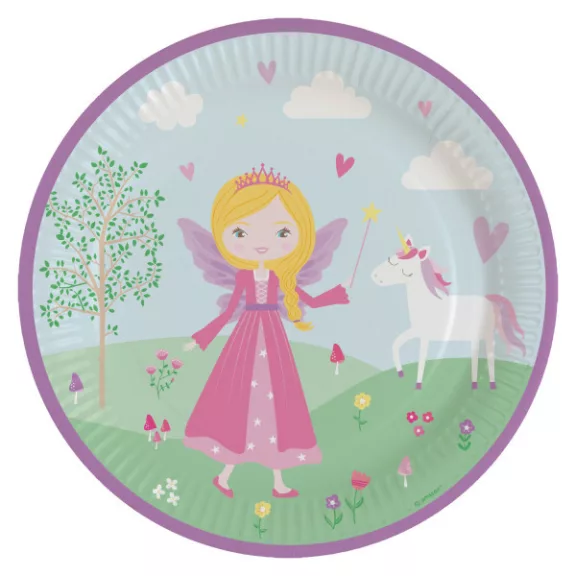 Hercegnők Spell papírtányér 8 db-os 23 cm Hercegnők Spell papírtányér 8 db-os 23 cm