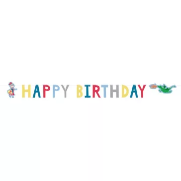 Lovag Protect Happy Birthday felirat 160 cm