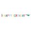 Lovag Protect Happy Birthday felirat 160 cm