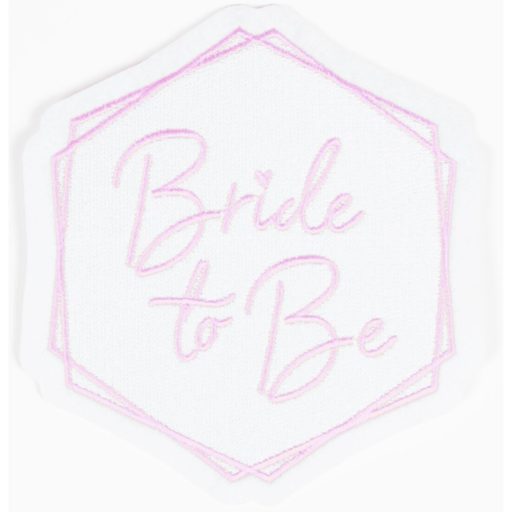 Bride To Be White vasalható textil matrica