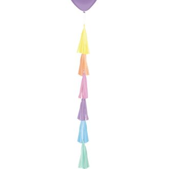 Színes Rainbow léggömb szalag + lufisúlytartó