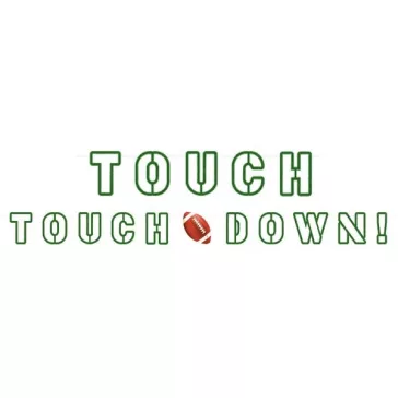 Amerikai futball Touchdown felirat 180 cm