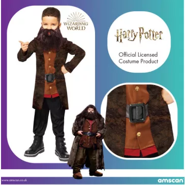 Harry Potter Hagrid jelmez 4-6 év
