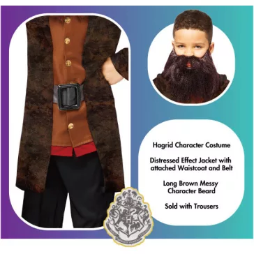 Harry Potter Hagrid jelmez 4-6 év