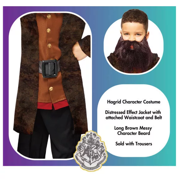 Harry Potter Hagrid jelmez 4-6 év
