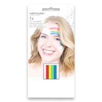 Szivárvány Halloween arcfestő készlet