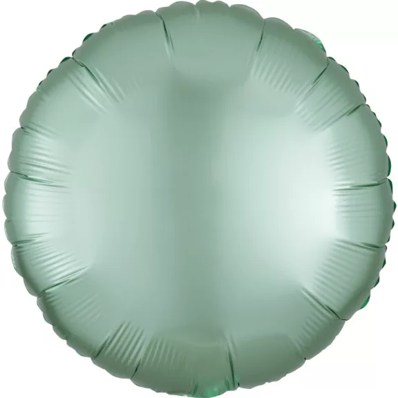 Zöld Silk Lustre Mint kör fólia lufi 43 cm Zöld Silk Lustre Mint kör fólia lufi 43 cm