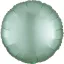 Zöld Silk Lustre Mint kör fólia lufi 43 cm