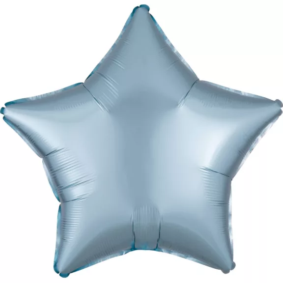 Kék Silk Lustre Pastel csillag fólia lufi 48 cm Kék Silk Lustre Pastel csillag fólia lufi 48 cm