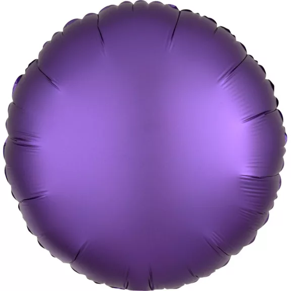Lila Silk Lustre Purple kör fólia lufi 43 cm Lila Silk Lustre Purple kör fólia lufi 43 cm