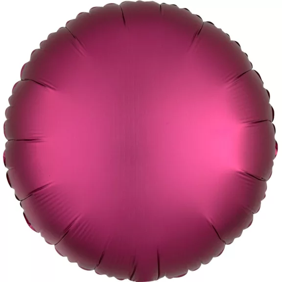 Gránátalma Silk Lustre kör fólia lufi 43 cm Gránátalma Silk Lustre kör fólia lufi 43 cm