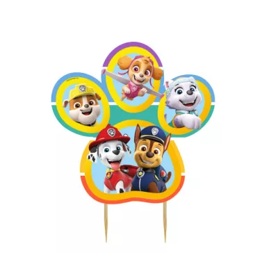 Mancs Őrjárat Color Paws tortagyertya, gyertya