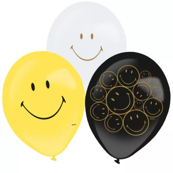 Emoji Smiley Originals léggömb, lufi 6 db-os 11 inch (27,5 cm) Emoji Smiley Originals léggömb, lufi 6 db-os 11 inch (27,5 cm)