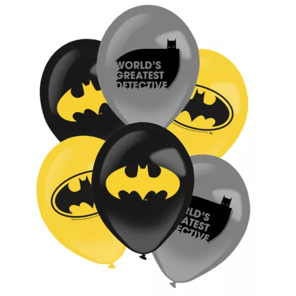 Batman City léggömb, lufi 6 db-os 11 inch (27,5 cm) Batman City léggömb, lufi 6 db-os 11 inch (27,5 cm)