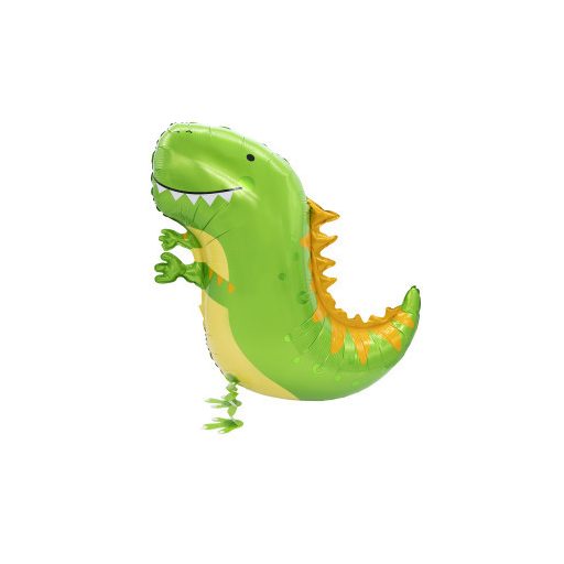 Dinoszaurusz Green sétáló fólia lufi 75 cm