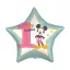 Disney Mickey Star Első születésnap fólia lufi 43 cm
