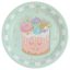 Sütemény Crazy Cake papírtányér 8 db-os 23 cm