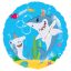 Állatos Friendly Shark fólia lufi 43 cm