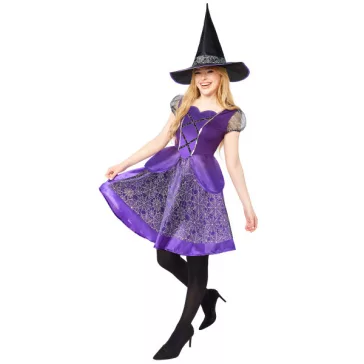 Boszorkány Purple Willow felnőtt jelmez XS
