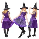 Boszorkány Purple Willow felnőtt jelmez XS