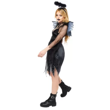 Bukott angyal Black felnőtt jelmez XL