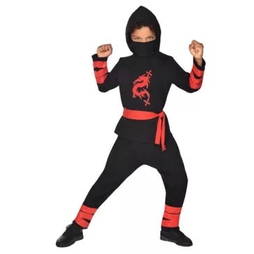 Ninja Warrior Black jelmez 10-12 év