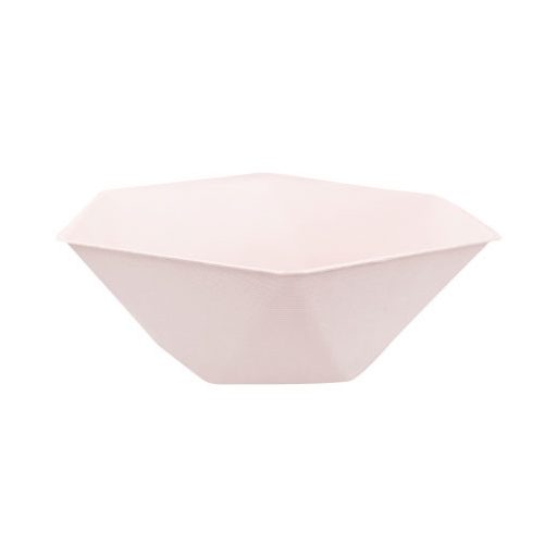 Rózsaszín Vert Decor hatszögletű mélytányér 6 db-os 15,8 cm