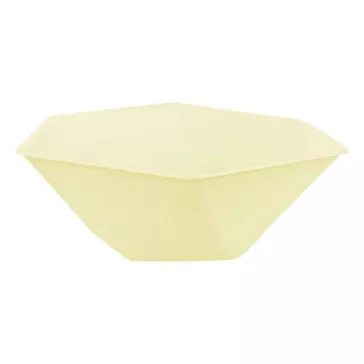   Sárga Vert Decor hatszögletű mélytányér 6 db-os 15,8 cm